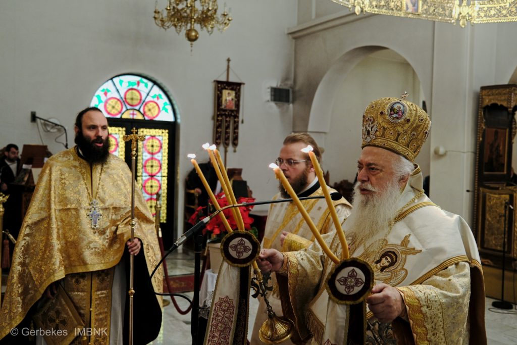 Μεθεόρτια Αρχιερατική Θεία Λειτουργία στον Ιερό Ναό Αγίου Σπυρίδωνος Κουλούρας Ημαθίας