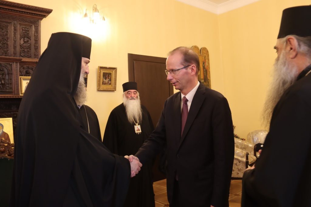 Το Πατριαρχείο Γεωργίας επισκέφθηκε ο Επιτετραμμένος στην Πρεσβεία των ΗΠΑ