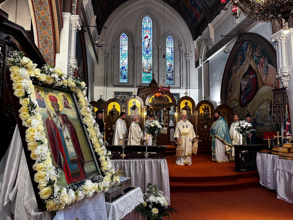 Archbishop Nikitas Celebrates the Feast of St Nicholas in Shepherd’s Bush