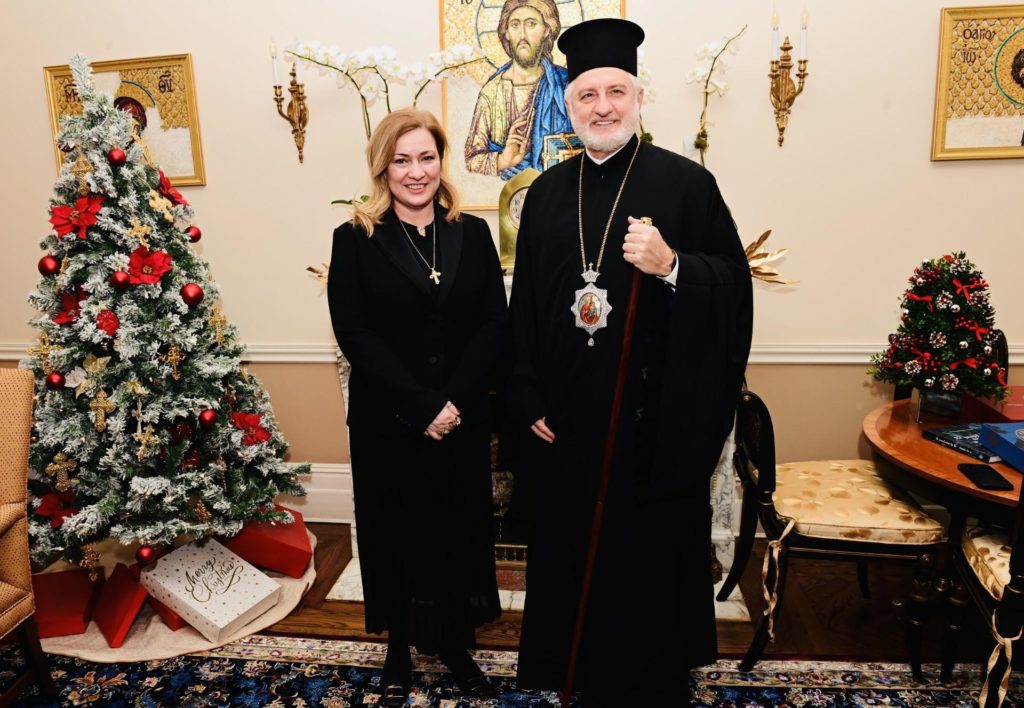 Τον Αρχιεπίσκοπο Αμερικής επισκέφθηκε η Γ.Γ. Απόδημου Ελληνισμού και Δημόσιας Διπλωματίας