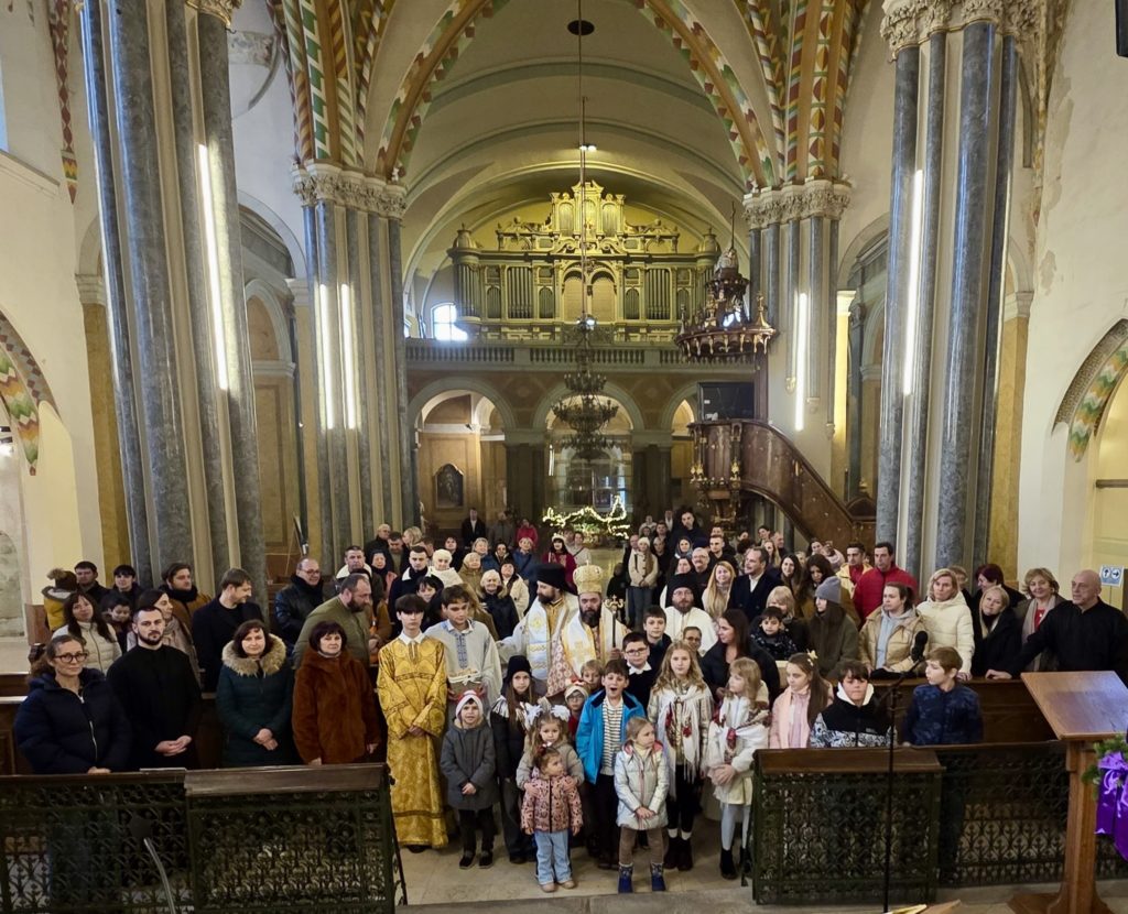 O Μητροπολίτης Αυστρίας στην Ουκρανόφωνη Ενορία του Ευαγγελισμού της Θεοτόκου Βουδαπέστης
