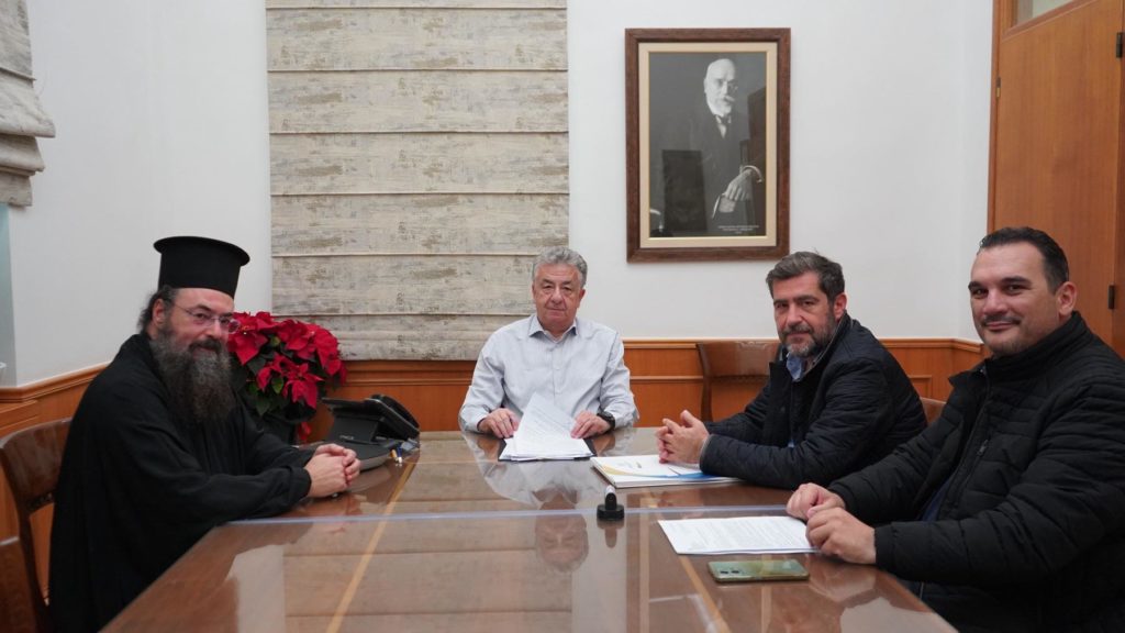 Υπεγράφη σύμβαση για συντήρηση του Μητροπολιτικού Ναού Μεγάλης Παναγίας Νεάπολης Λασιθίου