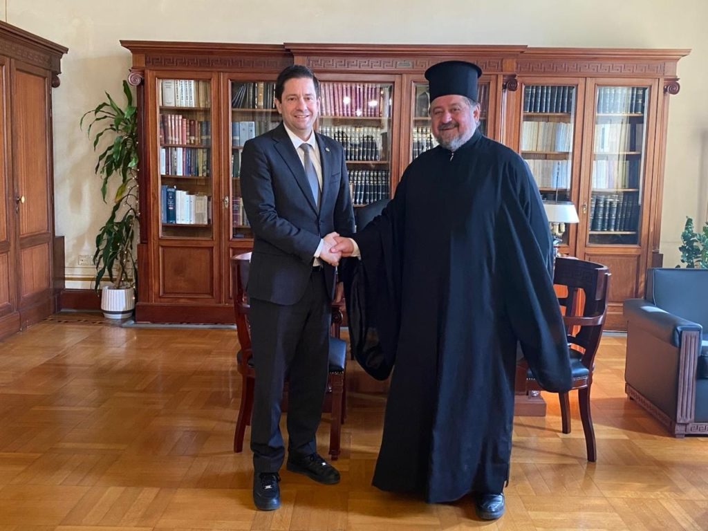 Συνάντηση Μητροπολίτη Ζάμπιας με τον Πρύτανη του ΕΚΠΑ Γεράσιμο Σιάσο