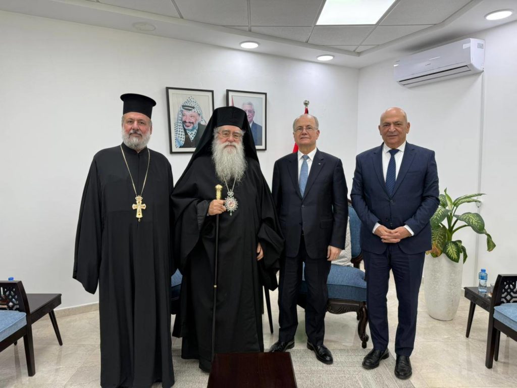 Ο Διοκαισαρείας Βενέδικτος προσκάλεσε τον Πρωθυπουργό της Παλαιστινιακής Αρχής στην Αγρυπνία των Χριστουγέννων