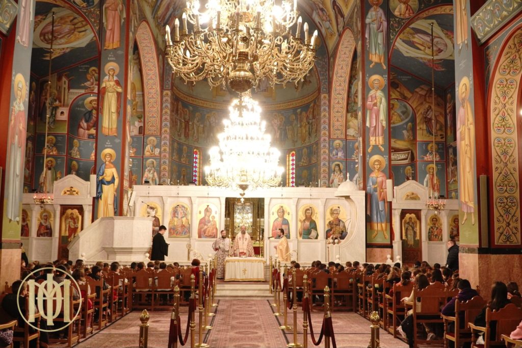 Τέλεση μαθητικής Θείας Λειτουργίας από τον Μητροπολίτη Θεσσαλονίκης στον Ι.Ν.Μεταμορφώσεως του Σωτήρος