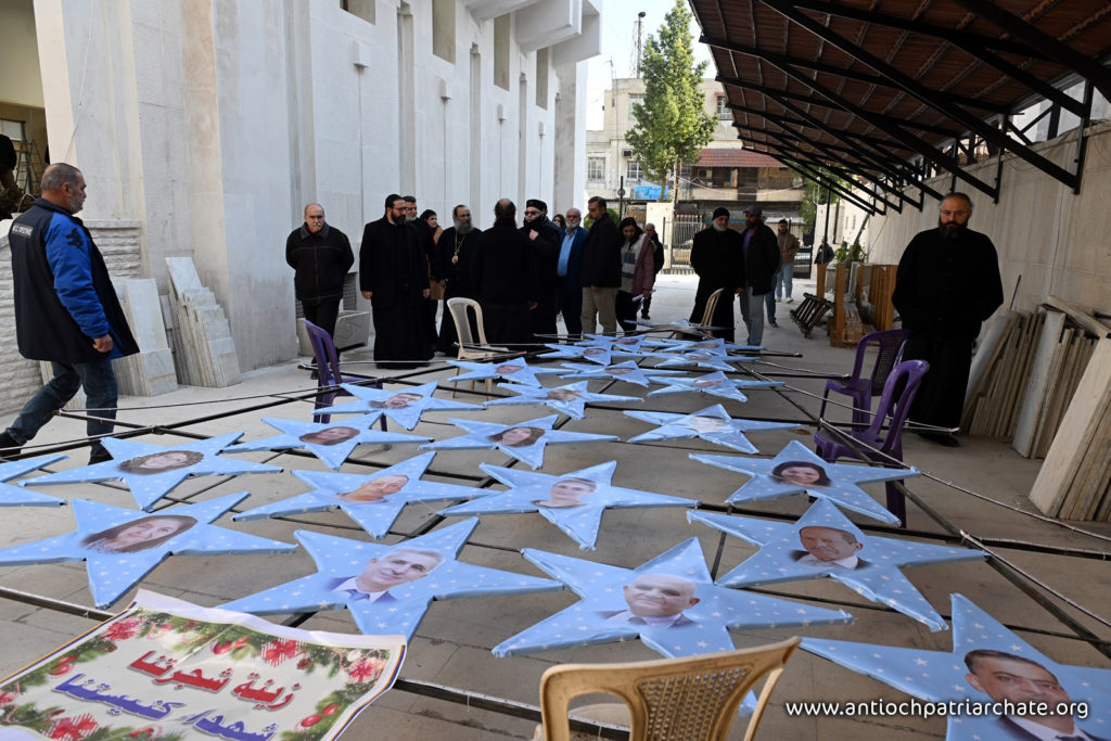 زيارة تفقدية لأعمال صيانة كنيسة مار الياس دويلعة-دمشق