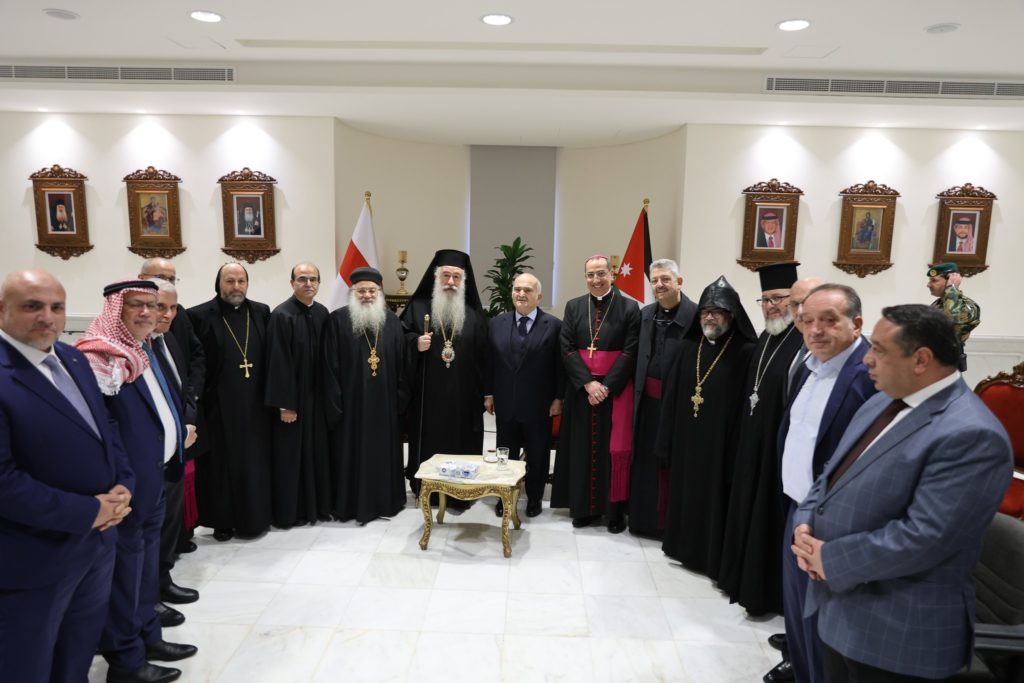 Συνάντηση του Πρίγκιπα της Ιορδανίας με επικεφαλής των Χριστιανικών Εκκλησιών