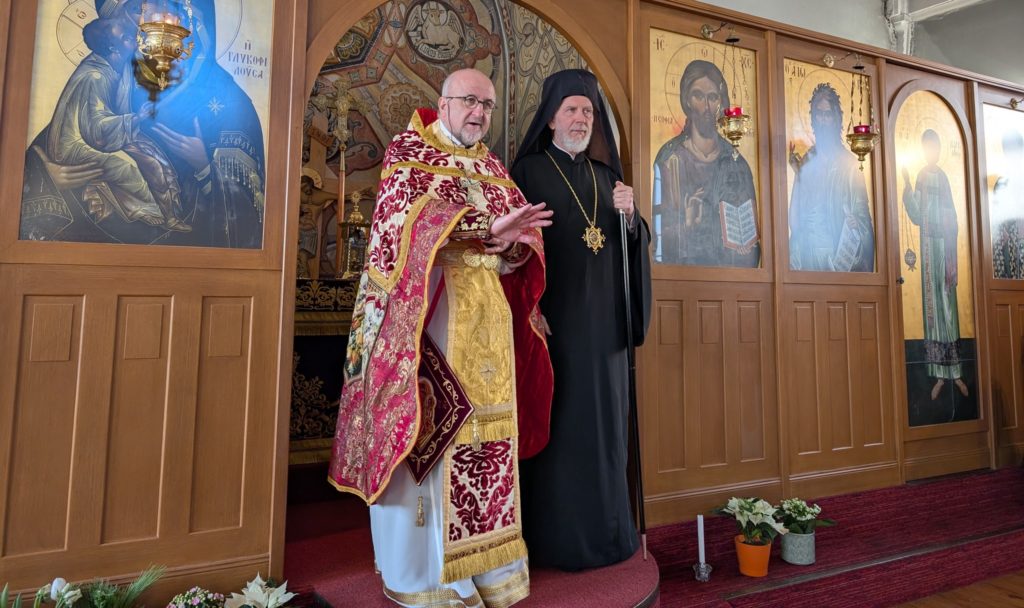 Ο Μητροπολίτης Σουηδίας στον Ι. Ναό Αποστόλου Παύλου Ουψάλης