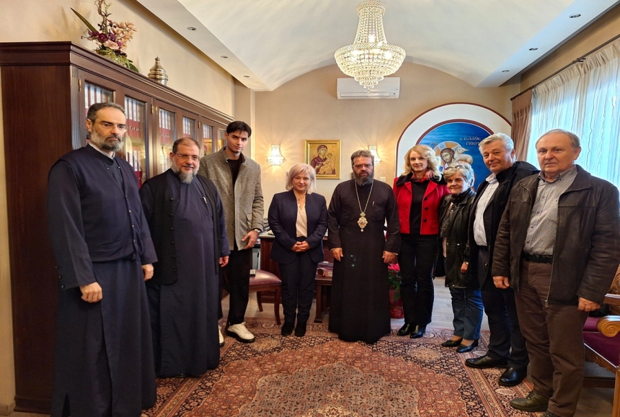 Επίσκεψη νέου διοικητικού συμβουλίου της ΔΕΕΠ στον Μαρωνείας Παντελεήμων