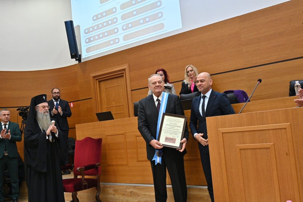 Връчване на отличието „Почетен гражданин на град Пловдив“ на инж. Тодор Петков