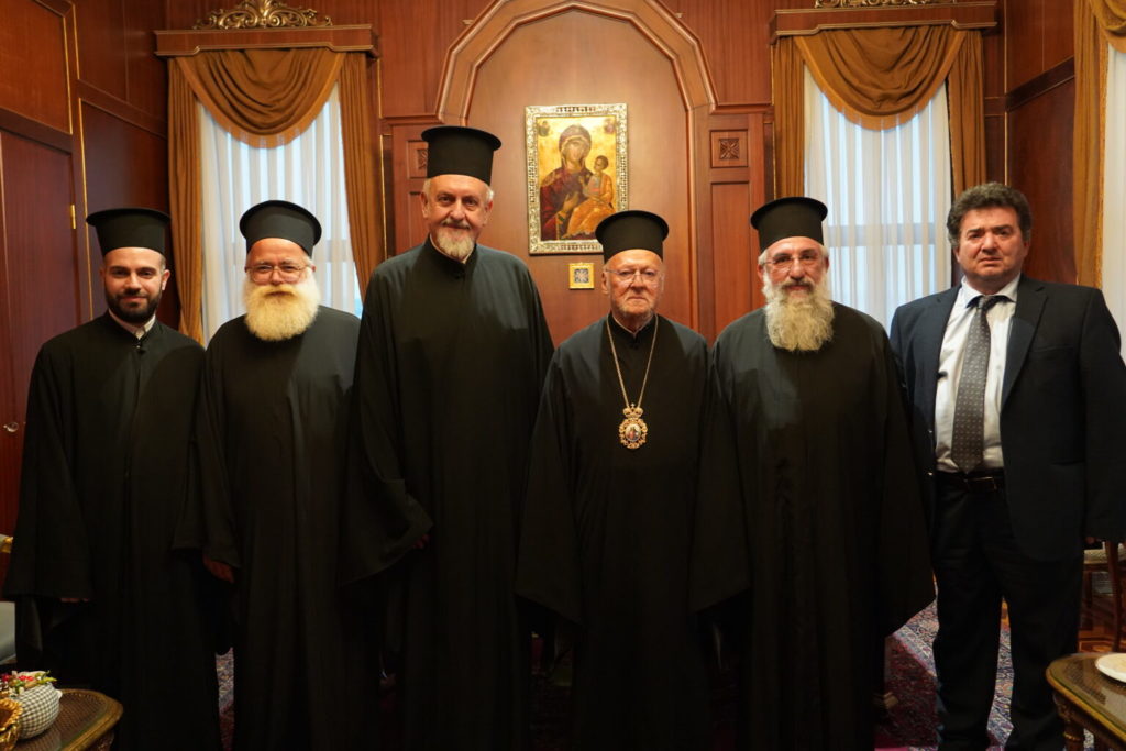 Αντιπροσωπεία της Εκκλησίας της Κρήτης στον Οικουμενικό Πατριάρχη