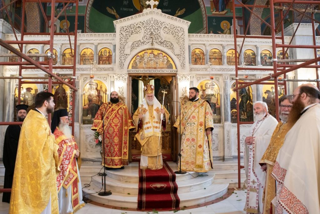 Πανηγυρική Θεία Λειτουργία της Αγίας Βαρβάρας στον ομώνυμο Ιερό Ναό στο Ίλιον