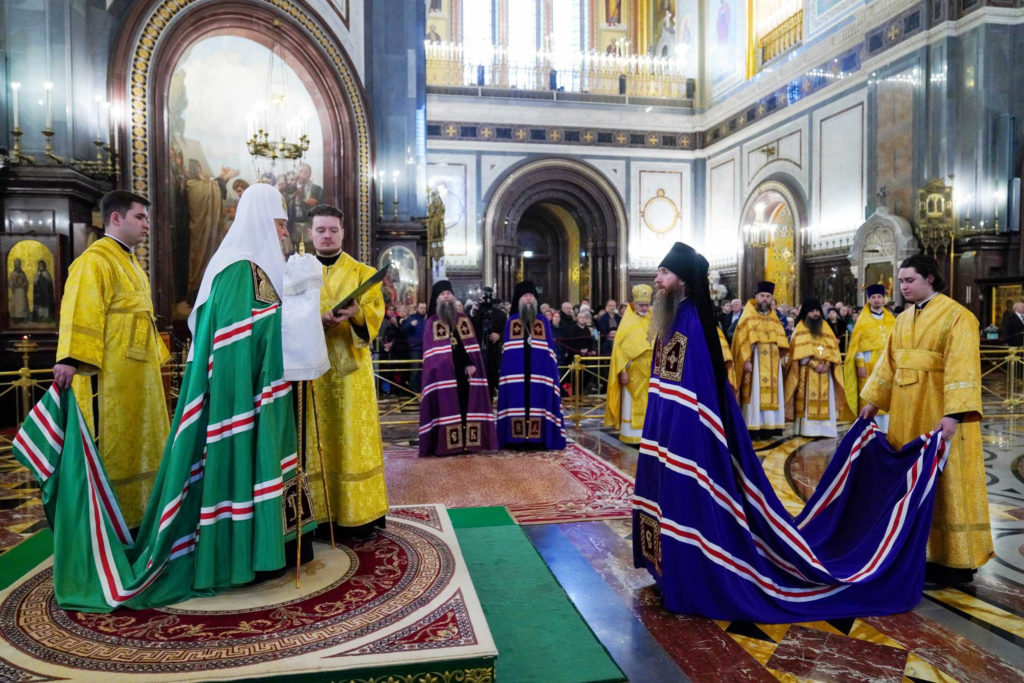 Слово Святейшего Патриарха Кирилла при вручении архиерейского жезла Преосвященному Варнаве (Снытко), епископу Великолукскому и Невельскому