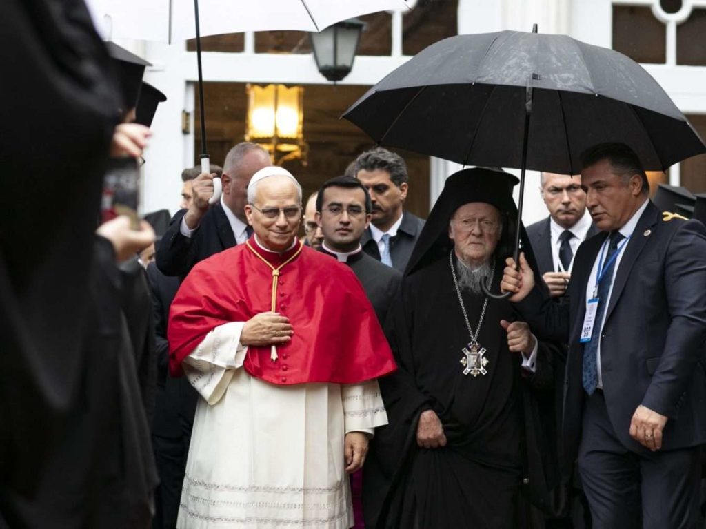 Ec. Patr. Bartholomew, Pope Leo XIV celebrate Doxology at the Phanar