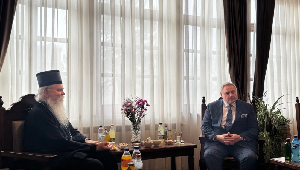 Συνάντηση Μητροπολίτη Ράσκας με τον εισηγητή του Ευρωκοινοβουλίου για το Κοσσυφοπέδιο