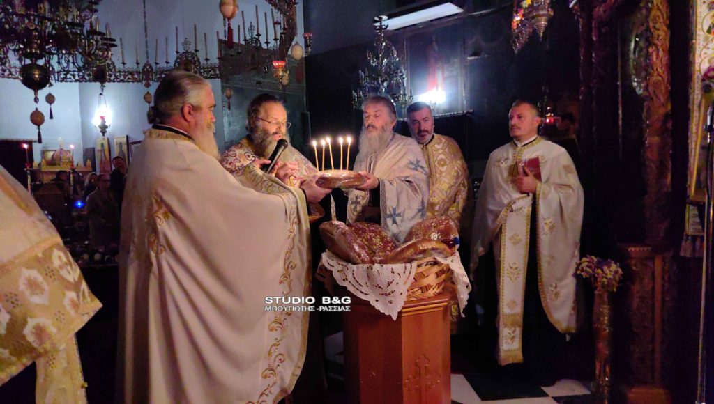 Αγιορείτικη Ιερά Αγρυπνία για τον Άγιο Πορφύριο στα Φίχτια Αργολίδας