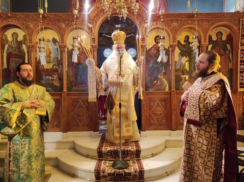 Μνήμη του Οσίου Παταπίου στην ομώνυμη Ιερά Μονή στα Γεράνεια Όρη