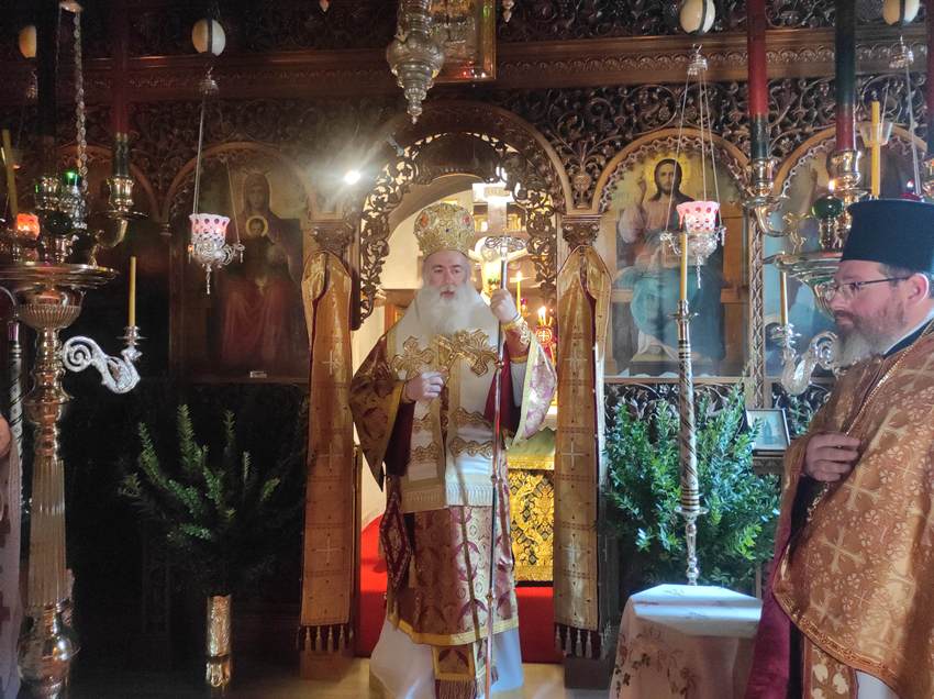 Ο Κορίνθου Παύλος στη δεύτερη πανήγυρη της Ι.Μ. Αναστάσεως Χριστού Λουτρακίου