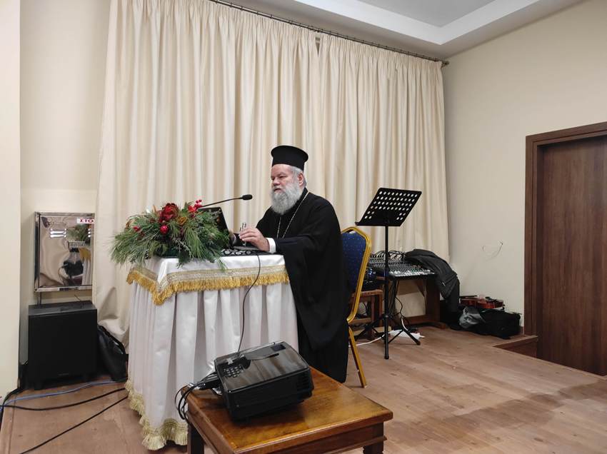Χριστουγεννιάτικη εκδήλωση της Ι.Μ. Κορίνθου με ομιλητή τον Αρχιμανδρίτη π. Συμεών Βενετσιάνο
