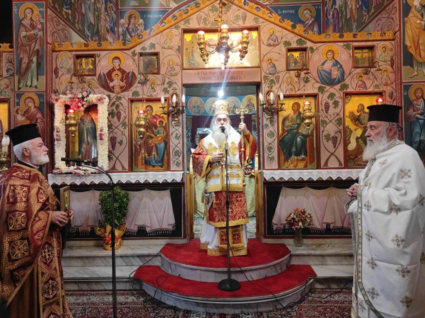 Η πανήγυρη του Ιερού Ναού Αγίας Αναστασίας της Φαρμακολυτρίας στην Κόρινθο