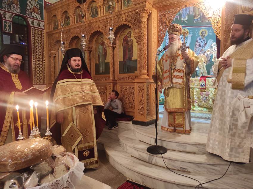 Η εορτή του Αγίου Στεφάνου στο Ιερό Ησυχαστήριο «Άγιος Χαράλαμπος» Καλαμακίου