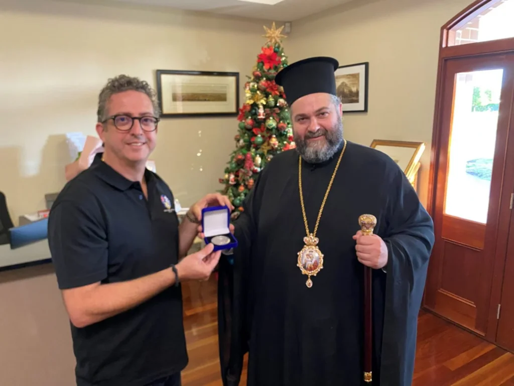 Τον Επίσκοπο Βρισβάνης τίμησε η Κρητική Αδελφότητα Κουινσλάνδης