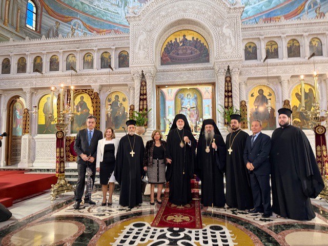 Προσκύνημα του Αρχιεπισκόπου Αμερικής στον Άγιο Ανδρέα Πατρών