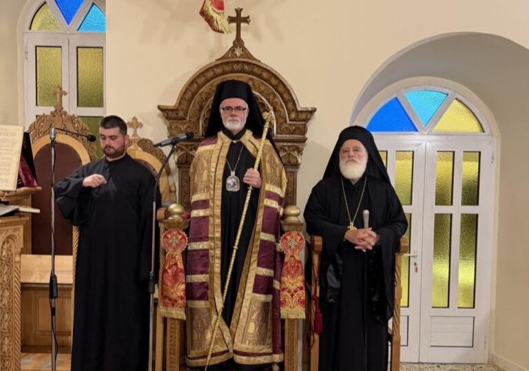 Ο Επίσκοπος Ελευσίνος Τιμόθεος στο Αρκαλοχώρι