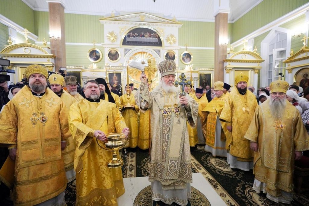 Предстоятель Русской Церкви освятил храм благоверного князя Александра Невского в Красном Селе г. Санкт-Петербурга