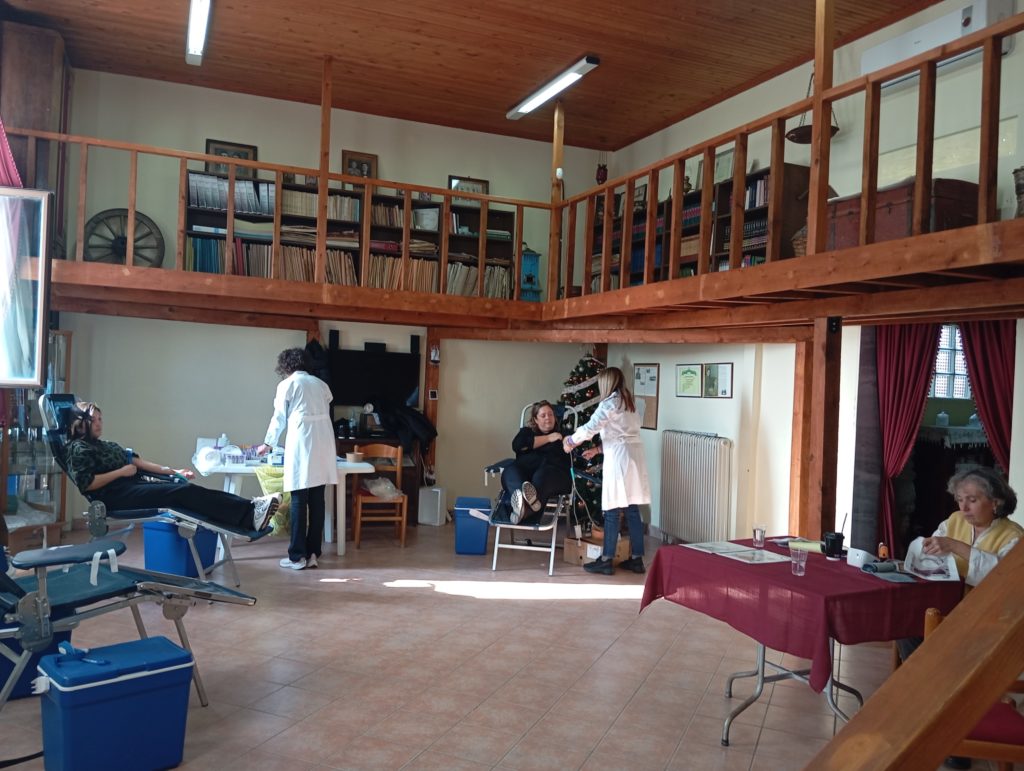 Μεγάλη ανταπόκριση στην αιμοδοσία του Ιερού Ναού Κοιμήσεως της Θεοτόκου Σάρτης