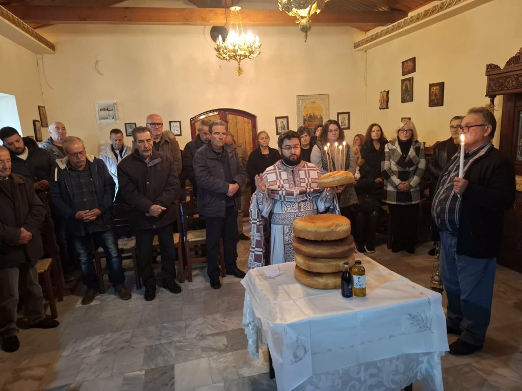 Η εορτή της Συλλήψεως της Αγίας Άννης στον Γέροντα Ερέτριας