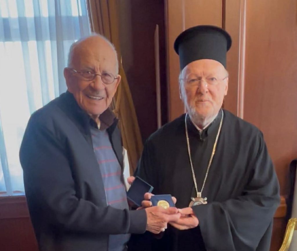 Ο Πρόεδρος της Ελληνικής Κοινότητος Ιεροσολύμων στον Οικουμενικό Πατριάρχη