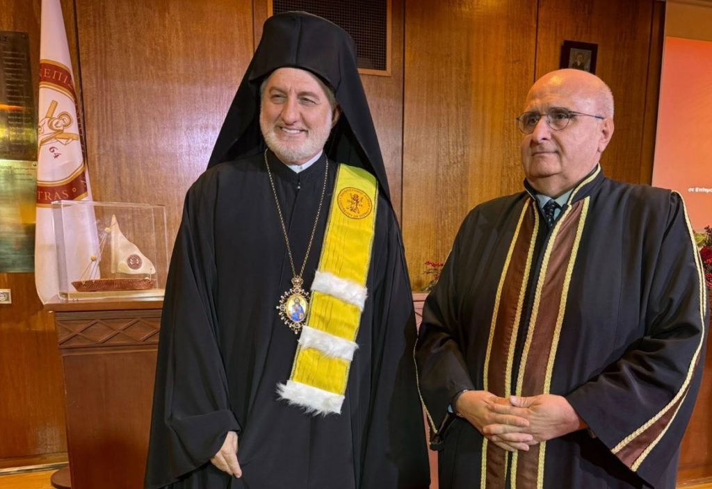 Επίτιμος διδάκτορας του Πανεπιστημίου Πατρών ο Aρχιεπίσκοπος Αμερικής Ελπιδοφόρος