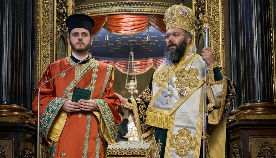 Αρχιερατική Θεία Λειτουργία Χριστουγέννων και χειροτονία Διακόνου στη Βιέννη