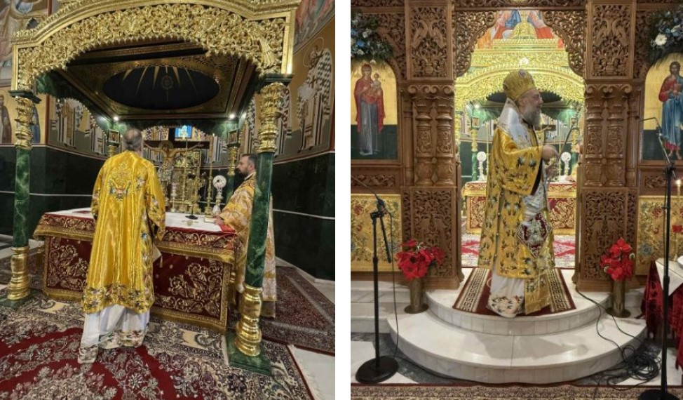 Ο Τρίκκης Χρυσόστομος στον Ιερό Ναό Αγίου Νικολάου Οιχαλίας την Κυριακή των Προπατόρων