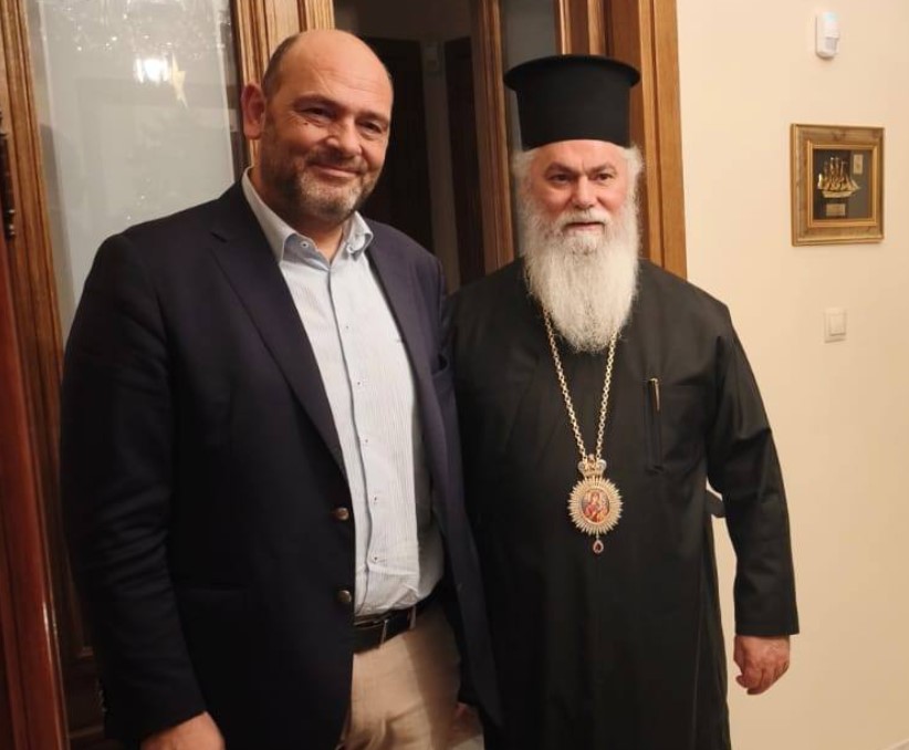 Συνάντηση Μητροπολίτη Καλαβρύτων με τον Υφυπουργό Πολιτισμού Ιάσονα Φωτήλα