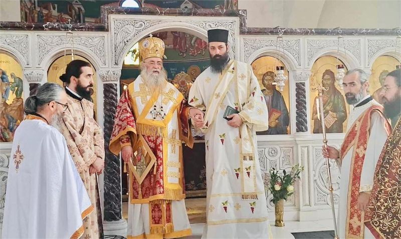 Κουρά Μοναχού και Χειροτονία Διακόνου στην Πρασινάδα Παρανεστίου