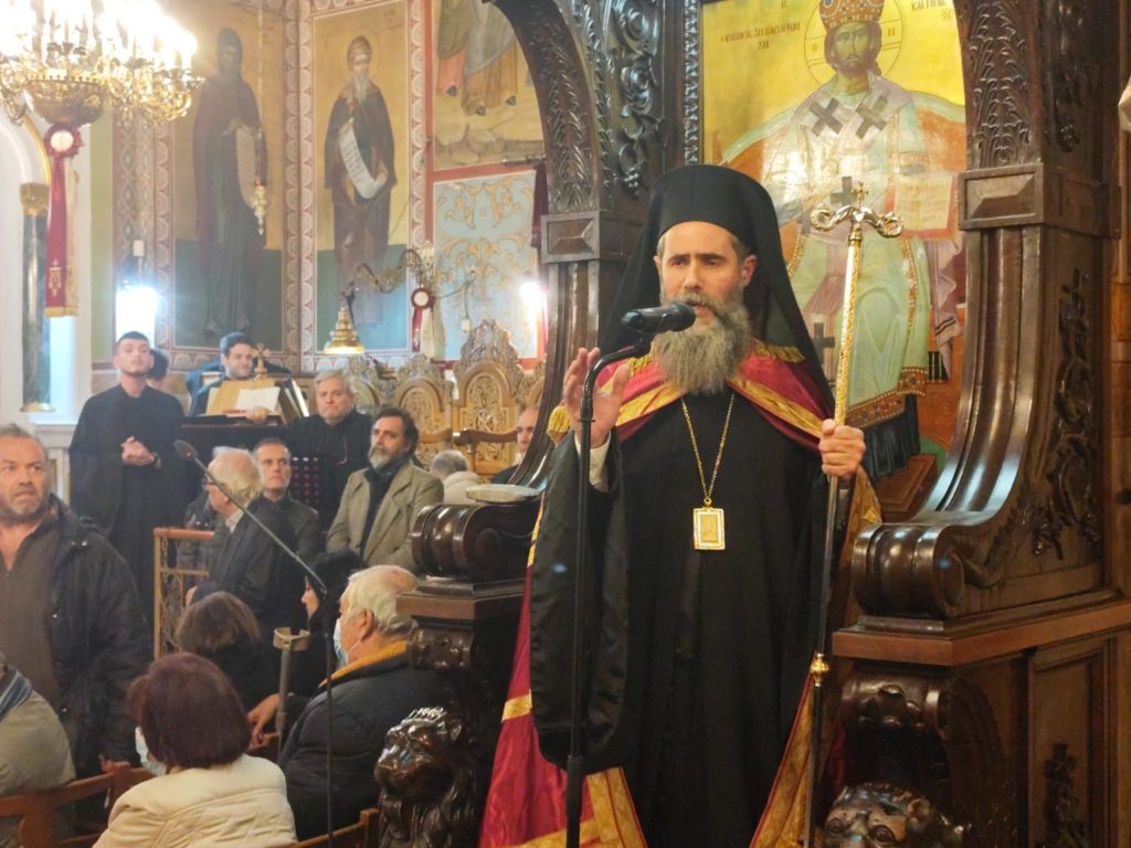 Κατανυκτικός αίνος, για τον Άγιο Σπυρίδωνα, στον ομώνυμο ναό του Παγκρατίου