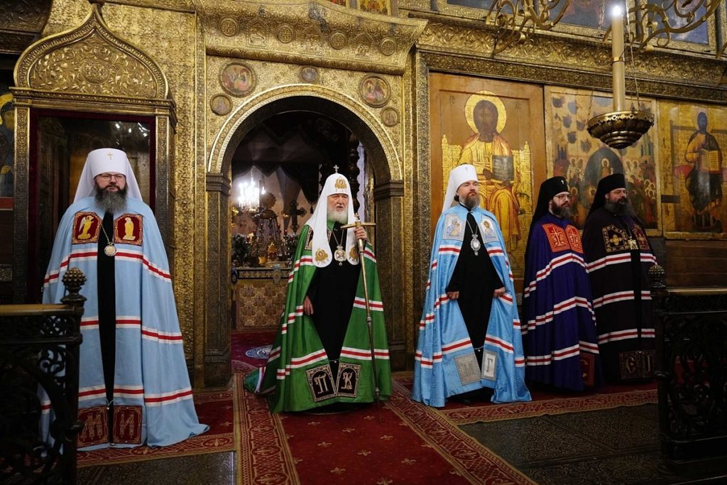 Патриаршая проповедь в праздник Введения во храм Пресвятой Богородицы после Литургии в Успенском соборе Московского Кремля