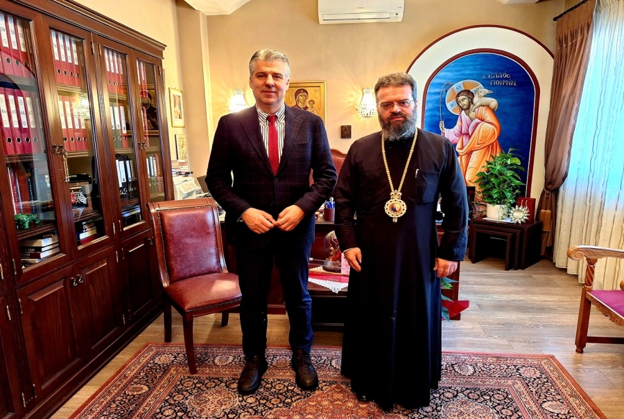 Επίσκεψη του Περιφερειάρχη της Ανατολικής Μακεδονίας και Θράκης στον Μητροπολίτη Μαρωνείας