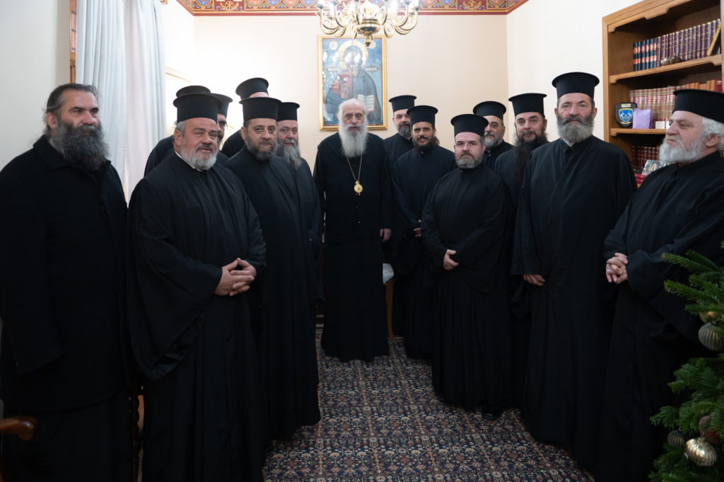 Συνάντηση Μητροπολίτη Μαντινείας με τους επιτυχόντες κληρικούς