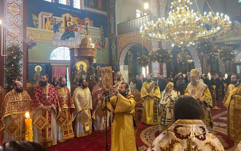 Ο Μητροπολίτης Τρίκκης στην κωμόπολη της Επισκοπής Ναούσης