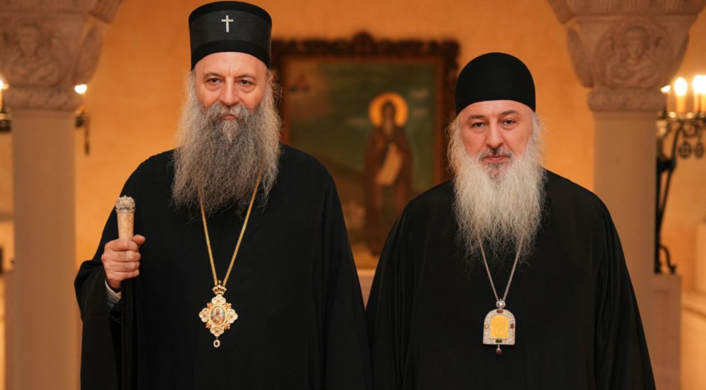 Ο Μητροπολίτης Γκόρι Ανδρέας στον Πατριάρχη Σερβίας Πορφύριο