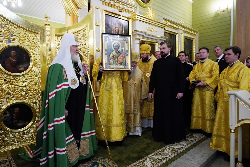 Патриаршая проповедь после Литургии в храме благоверного князя Александра Невского в Красном Селе г. Санкт-Петербурга