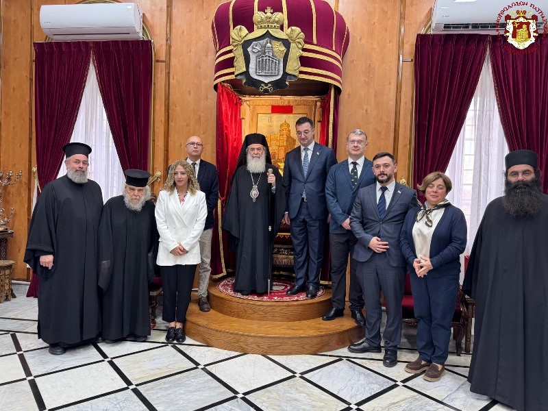 Στον Πατριάρχη Ιεροσολύμων ο Υπουργός Προστασίας του Περιβάλλοντος της Γεωργίας