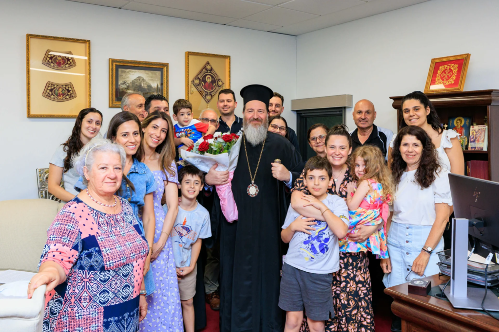 Συνάντηση του Επισκόπου Πέρθης με την Εκκλησιαστική Επιτροπή της Ενορίας Αγίων Κωνσταντίνου και Ελένης