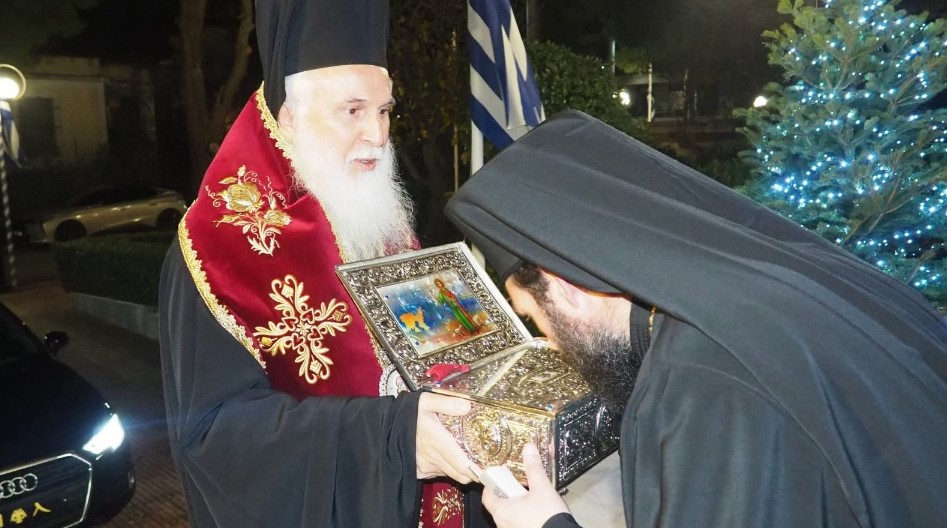 Υποδοχή Ιερού Λειψάνου του Αγίου Σώζoντος στον Ιερό Ναό Αγίας Τριάδος Νέας Κηφισιάς