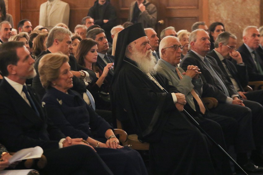 Ο Αρχιεπίσκοπος στην εκδήλωση για τα 150 χρόνια από την ίδρυση της Αθηναϊκής Λέσχης