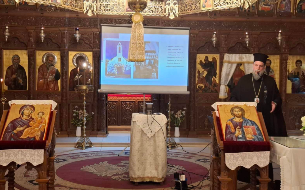 Ο Νέας Ιωνίας Γαβριήλ στην Κύπρο ως ομιλητής στην κληρικολαϊκή σύναξη της Ι.Μ. Κυρηνείας