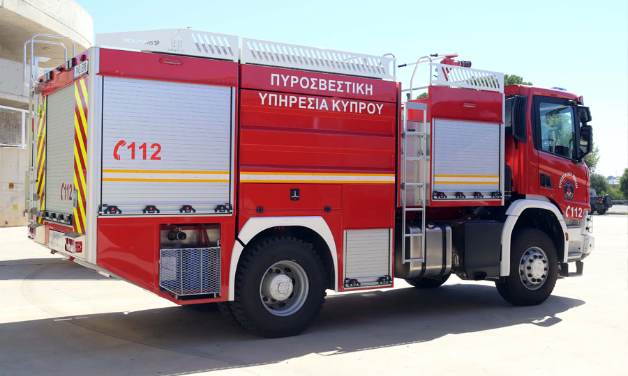 Η Εκκλησία της Κύπρου διαθέτει το προϊόν Εράνου προς αγορά πυροσβεστικών οχημάτων